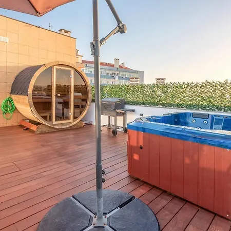 Guestready - Small Single Private Rooftop & Spa * Lisbon
